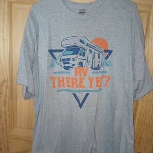 Gildan Gray RV Graphic T-Shirt